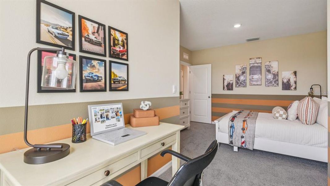 Furnished interior view inside a new home in Meadow Ridge at Epperson, Wesley Chapel (Image 18).