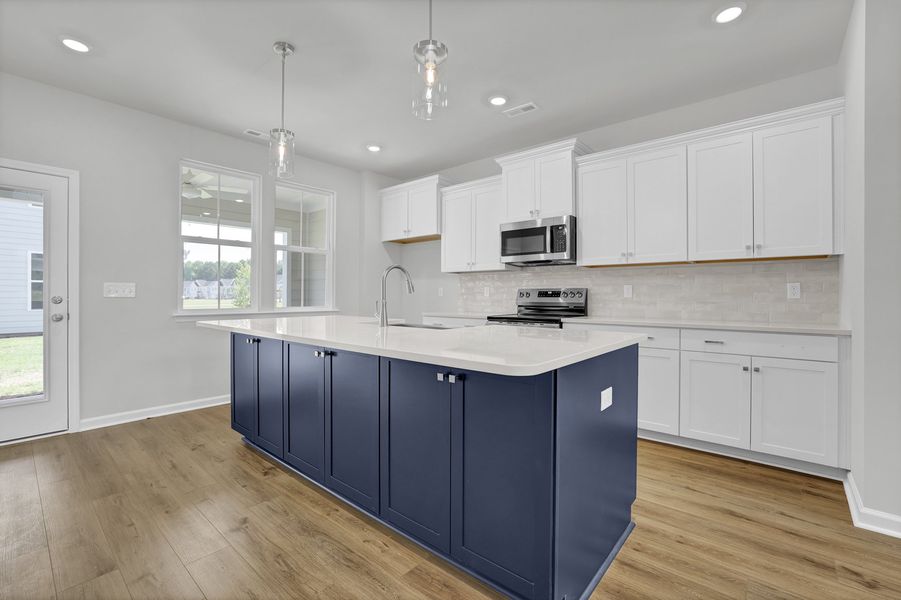Furnished interior view inside a new home in Grand Park, Leland (Image 5).
