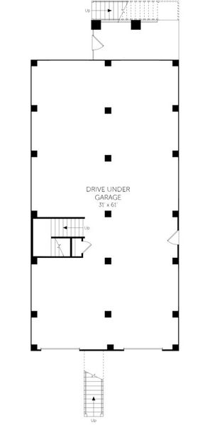 2D floor plan layout for the Avondale III - Single Family Homes by Dream Finders Homes in Kings River Preserve, Hollywood, SC (Image 5).