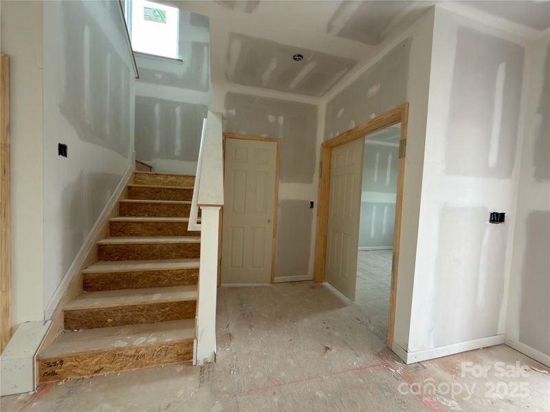 In-progress construction of a new home in Bella Vista Classic, Denver, NC (Image 4).