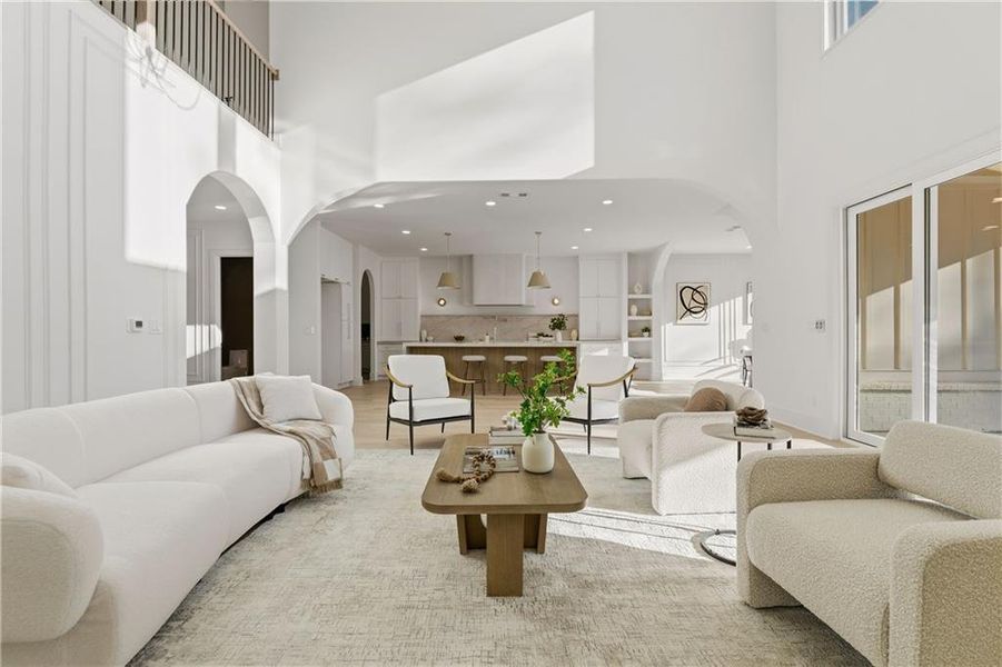 Furnished interior view inside a new home in , Lawrenceville (Image 17).