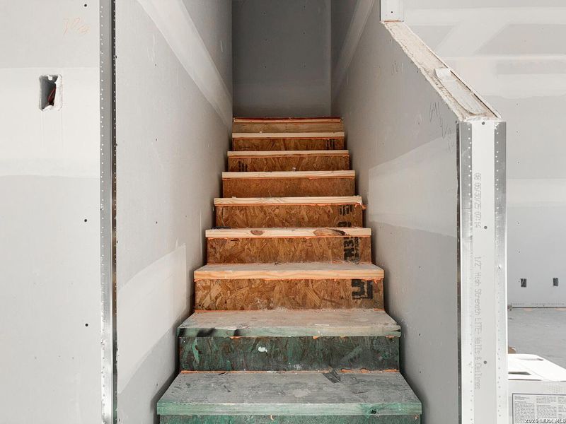 In-progress construction of a new home in Cordova Trails, Seguin, TX (Image 20).