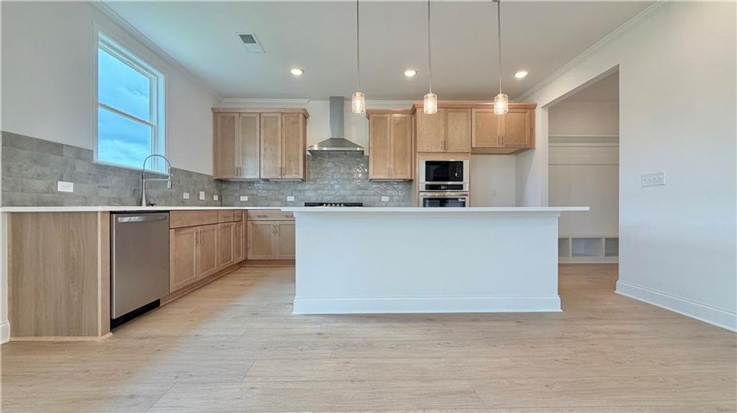 Furnished interior view inside a new home in Wehunt Meadows, Hoschton (Image 8).