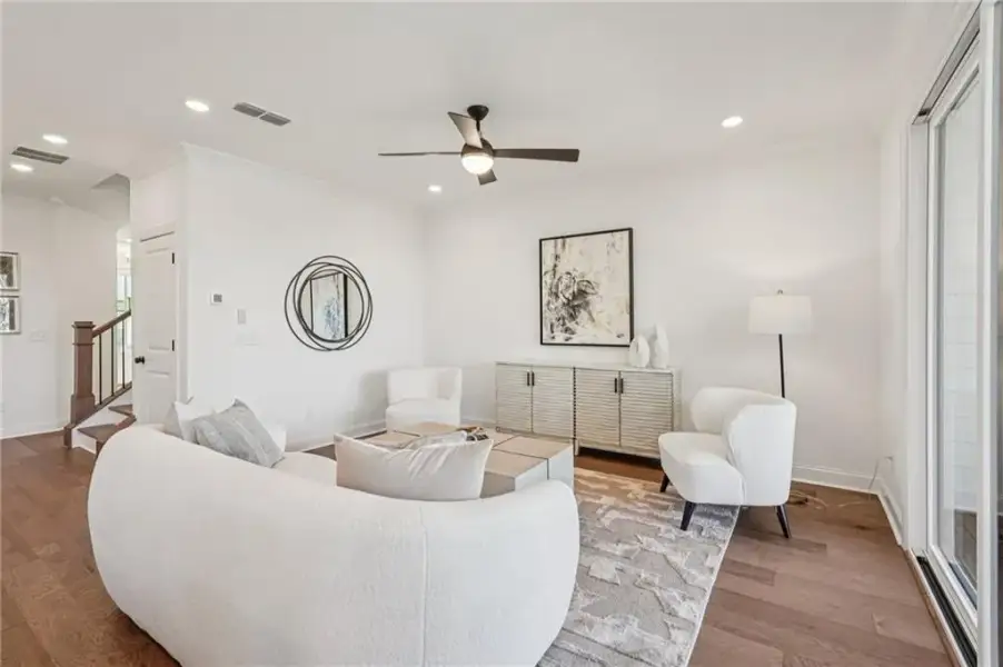 Furnished interior view inside a new home in Millcroft, Buford (Image 13).