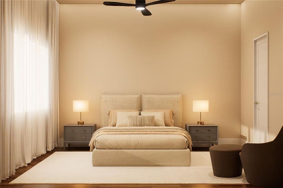 Furnished interior view inside a new home in , Orlando (Image 17). Furnished interior view inside a new home in , Orlando (Image 17).