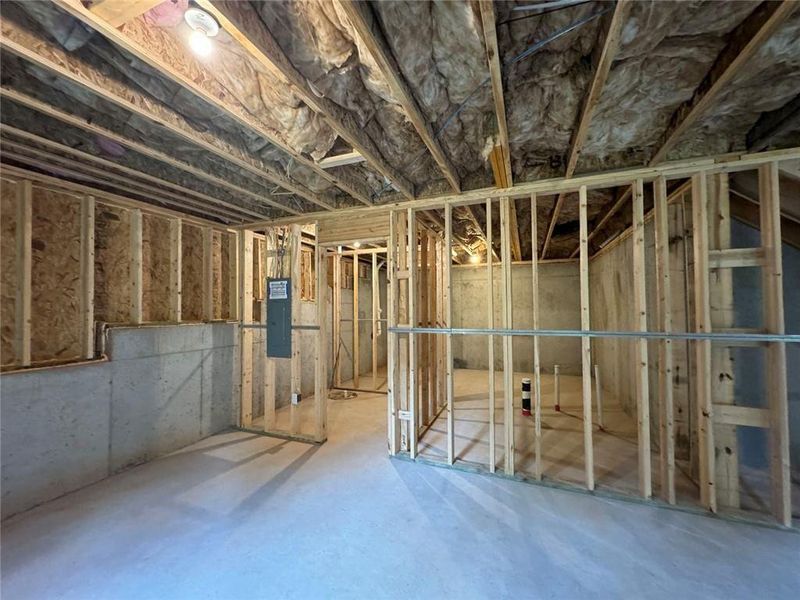 In-progress construction of a new home in , Dallas, GA (Image 54).