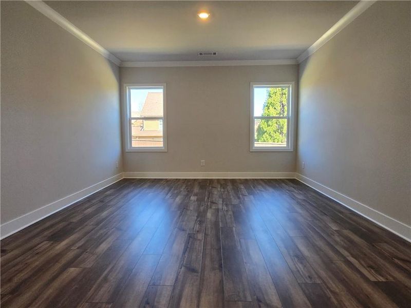 Spacious, unfurnished interior of a new home in Pinecrest Ridge, Dacula (Image 22). Spacious, unfurnished interior of a new home in Pinecrest Ridge, Dacula (Image 22).
