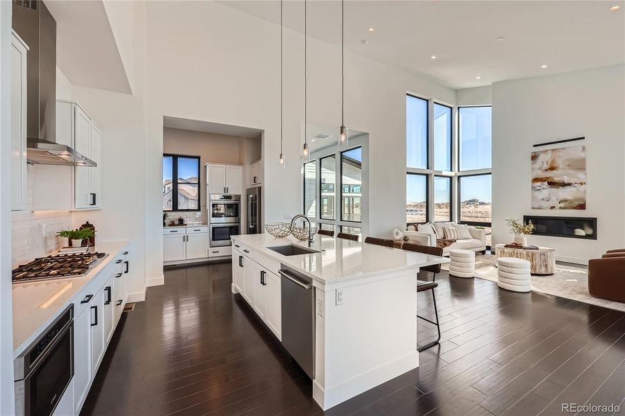 Furnished interior view inside a new home in , Parker (Image 25).