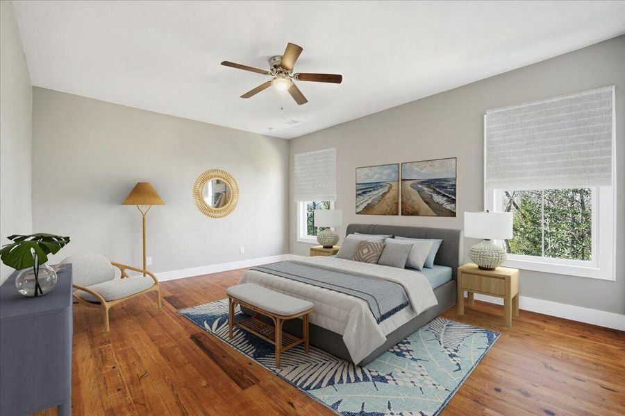 Furnished interior view inside a new home in , North Charleston (Image 17).