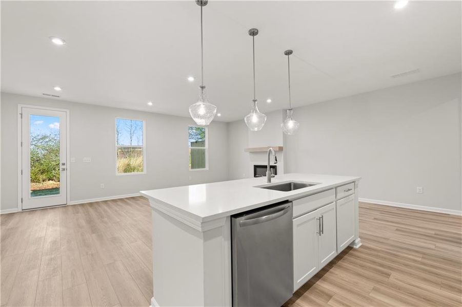 Furnished interior view inside a new home in Lake Shore, Winder (Image 8).