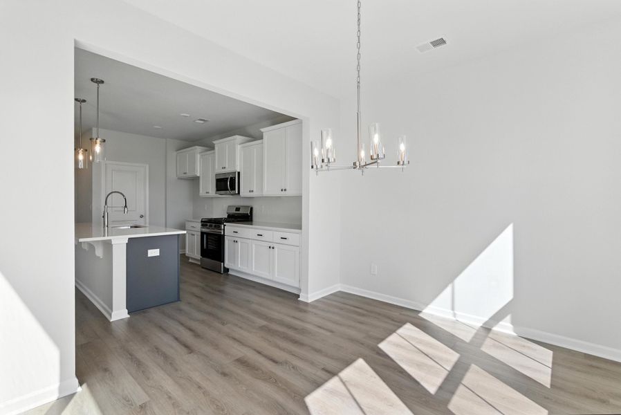 Furnished interior view inside a new home in Six Oaks, Summerville (Image 10).