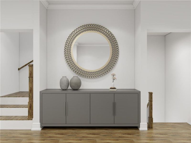 Furnished interior view inside a new home in , Cumming (Image 49).