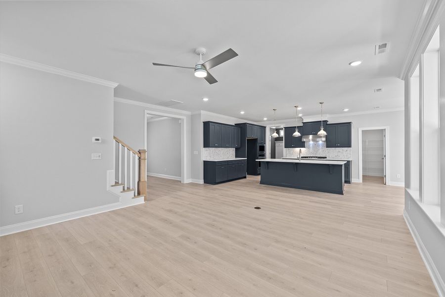 Representative unfurnished interior of a home built from the The Whitley by RobuckHomes in Kennebec Crossing, Angier (Image 94). Representative unfurnished interior of a home built from the The Whitley by RobuckHomes in Kennebec Crossing, Angier (Image 94).