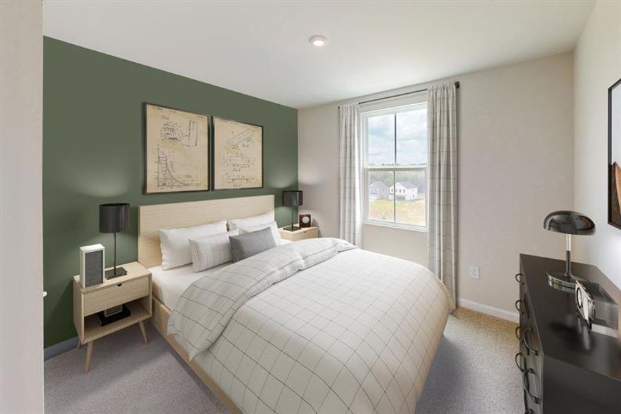 Furnished interior view inside a new home in Sterling Oaks, Ash (Image 12).