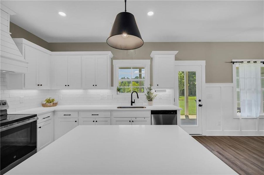 Furnished interior view inside a new home in , Social Circle (Image 8).