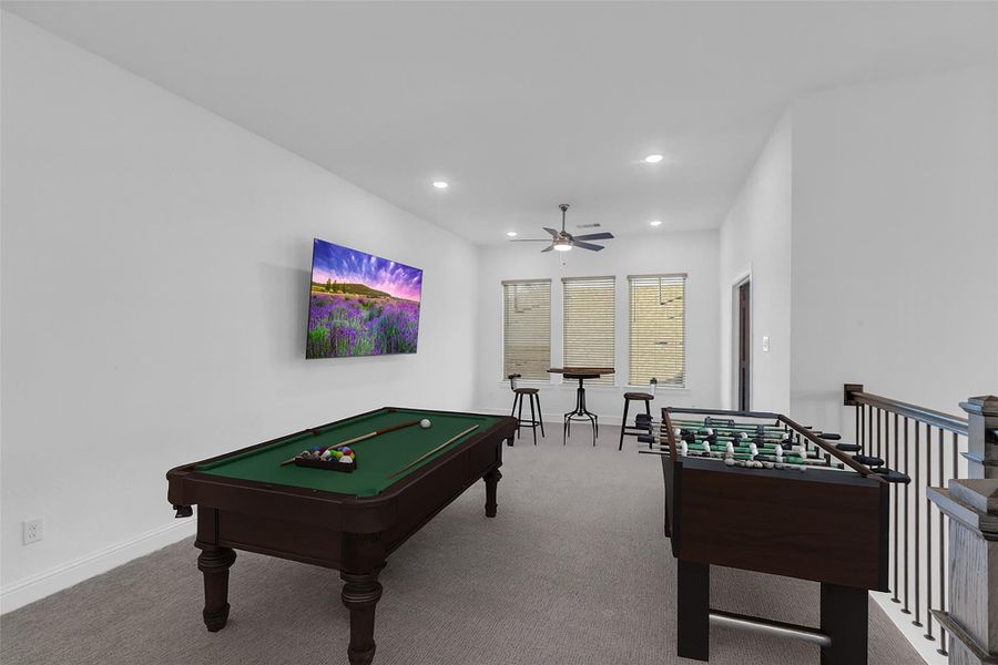 Virtually Staged Game Room Virtually Staged Game Room