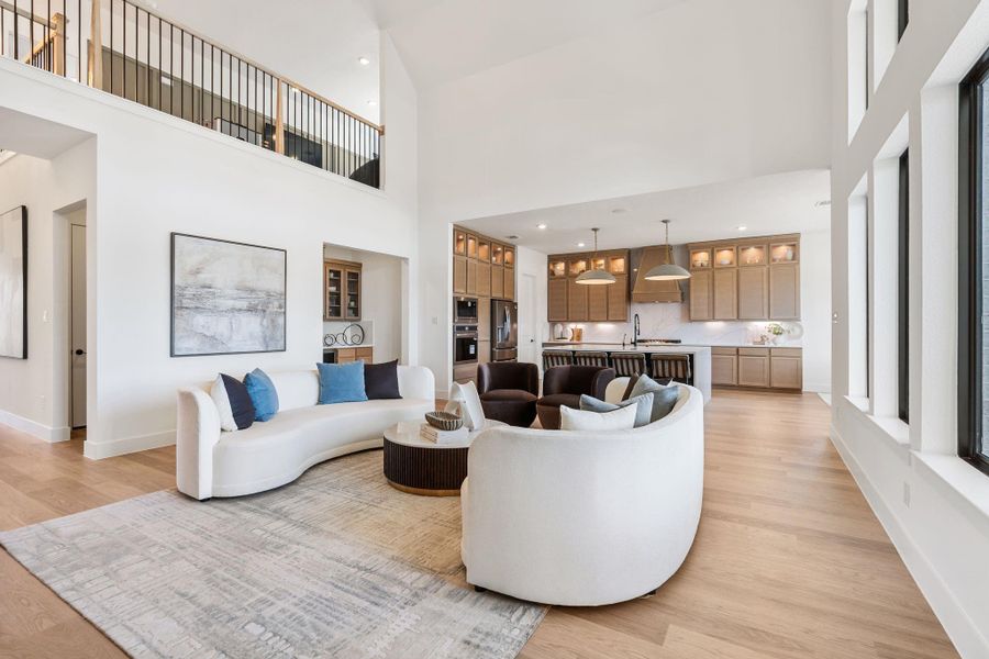 Living area seamlessly flows creating an immediate sense of comfort, elegance and effortless entertaining