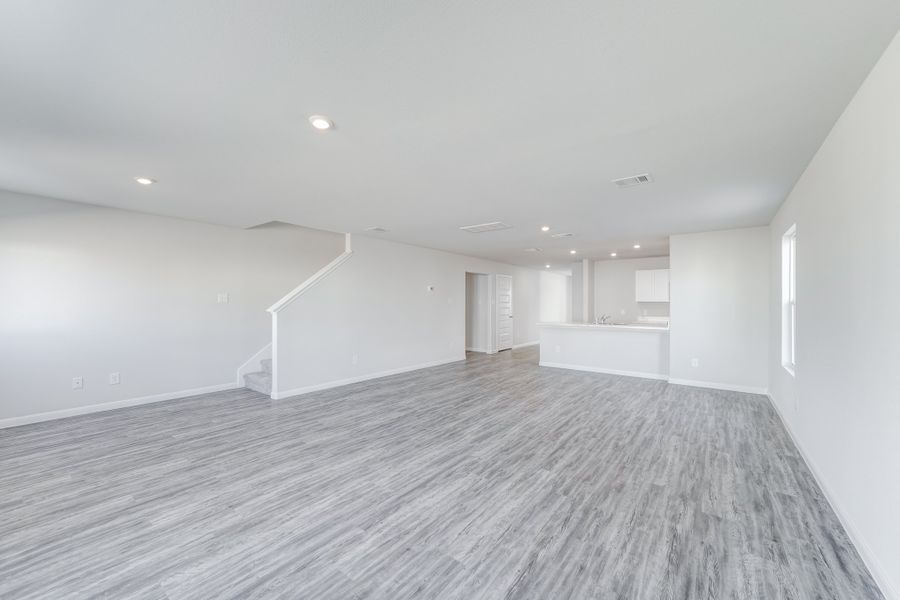 Representative unfurnished interior of a home built from the Jefferson by National HomeCorp in Canal Walk, Roanoke Rapids (Image 24).