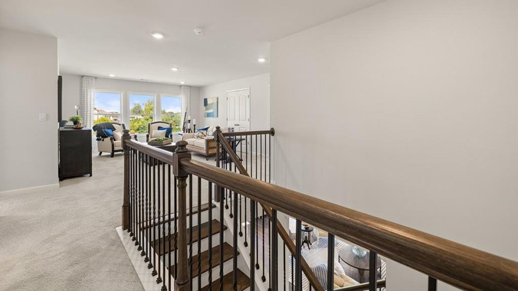 Furnished interior view inside a new home in Thalley Creek Estates, Cumming (Image 4).