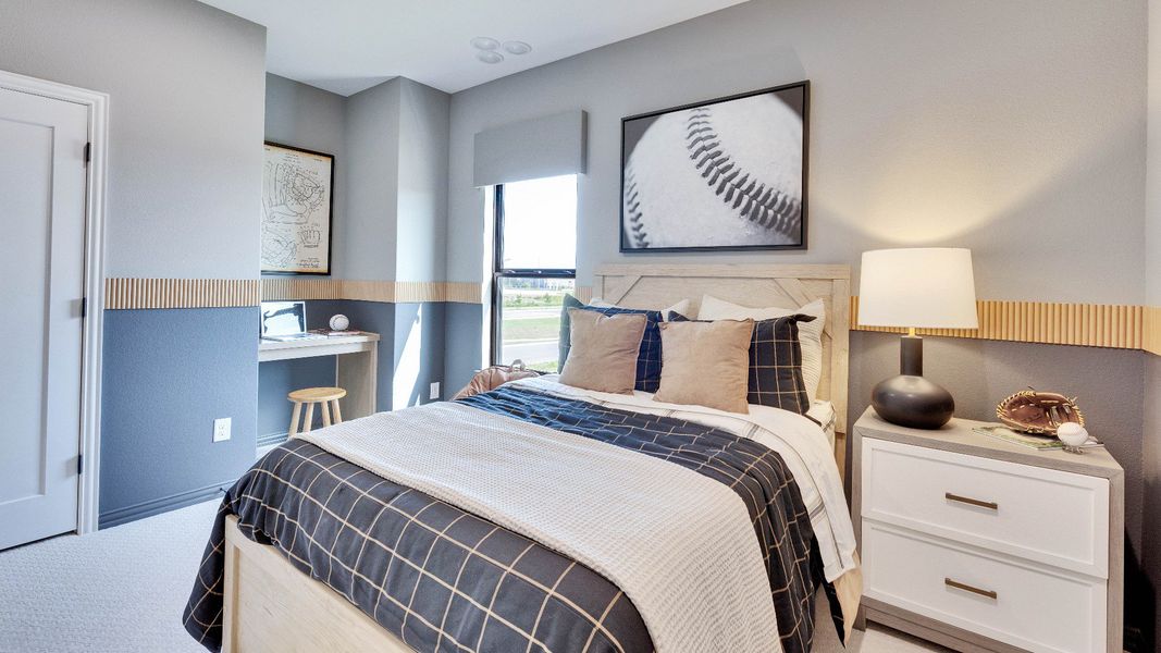 Representative furnished interior of a home built from the Elm by Brightland Homes in Aldeana, Bonney (Image 18).