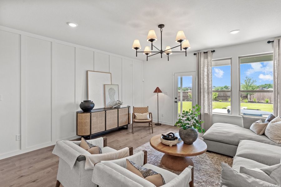 Furnished interior view inside a new home in Dove Song, Marion (Image 17).