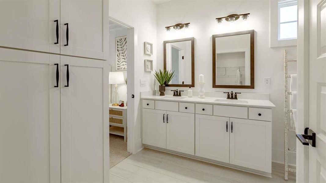 Furnished interior view inside a new home in The Village at Sandy Plains, Marietta (Image 25).