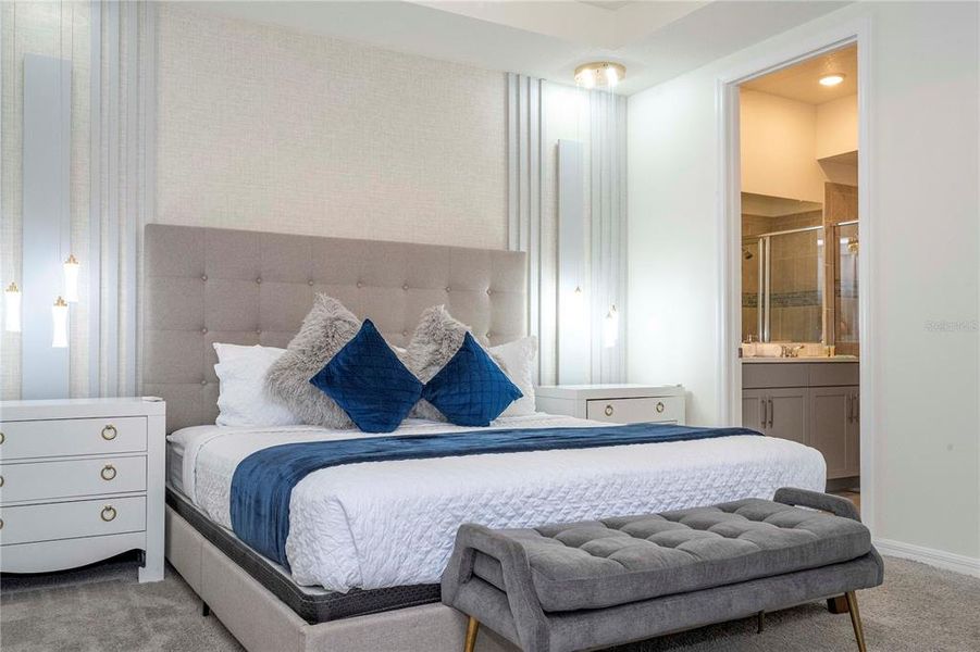 Furnished interior view inside a new home in Solara Resort, Kissimmee (Image 31).