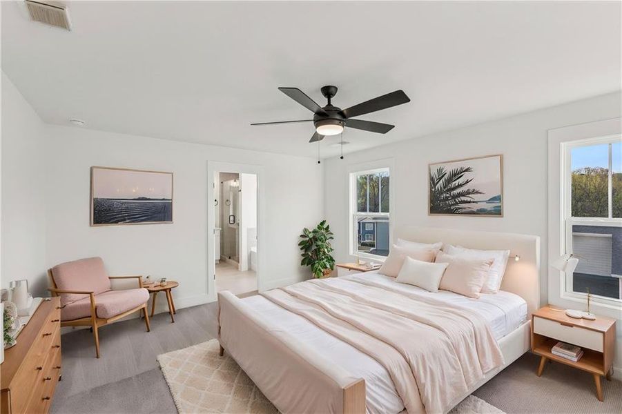 Furnished interior view inside a new home in , Decatur (Image 4). Furnished interior view inside a new home in , Decatur (Image 4).