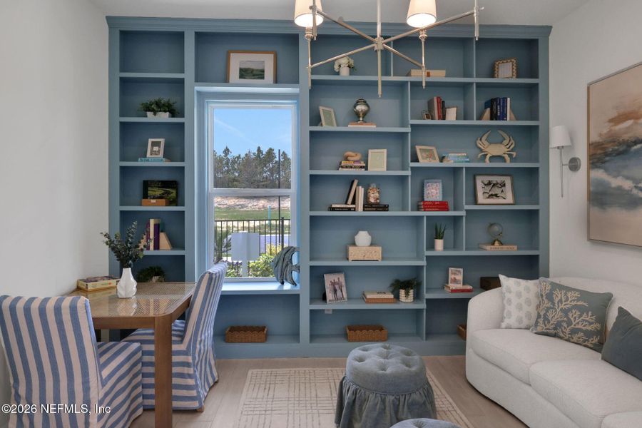 Furnished interior view inside a new home in , Flagler Beach (Image 37).