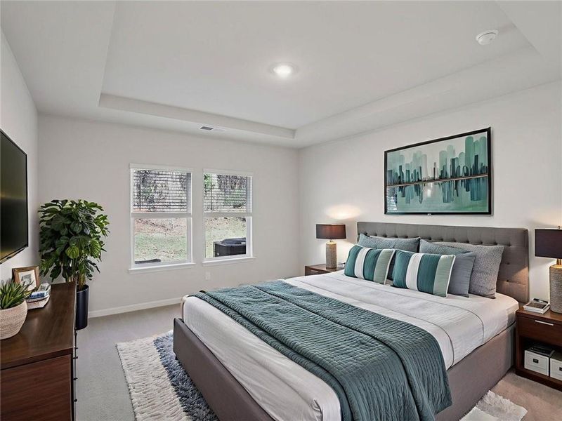 Furnished interior view inside a new home in River Pointe, Monroe (Image 7).