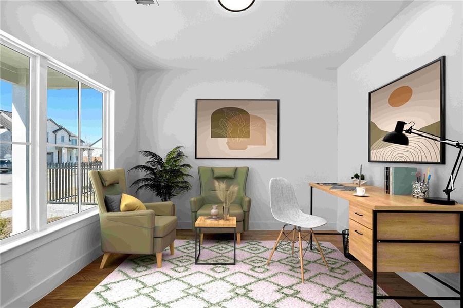 Furnished interior view inside a new home in Fields - 40' Lots, Frisco (Image 16).