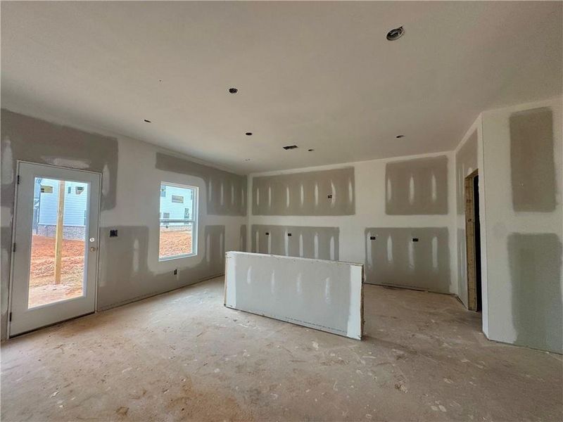 In-progress construction of a new home in Eastlyn Crossing, Flowery Branch, GA (Image 15).