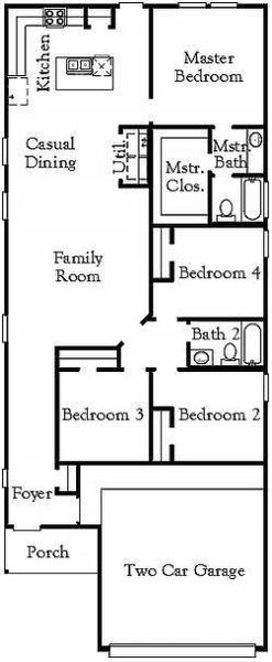 2D floor plan layout of this home in Westridge Cove, Conroe, TX (Image 2). 2D floor plan layout of this home in Westridge Cove, Conroe, TX (Image 2).