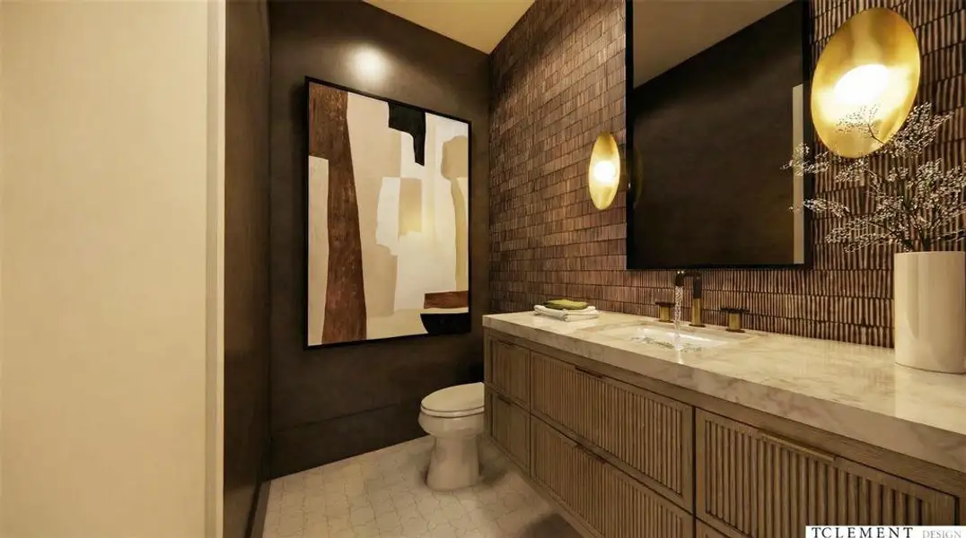 Furnished interior view inside a new home in , Dallas (Image 4).