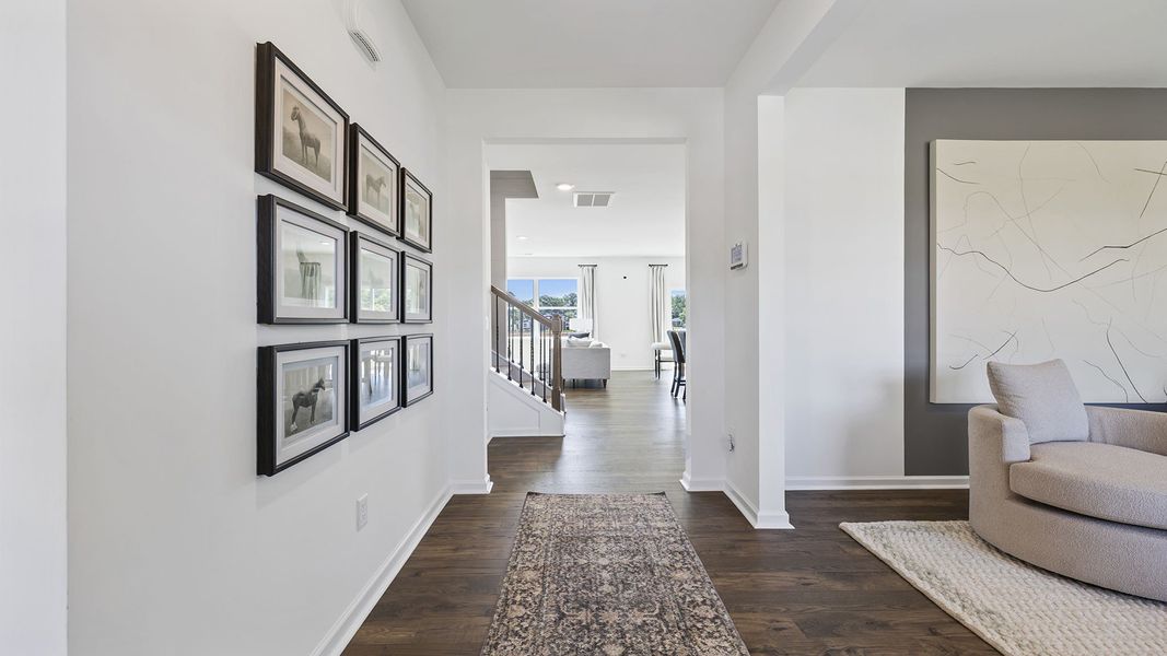 Furnished interior view inside a new home in Spring Ridge, Anderson (Image 8).