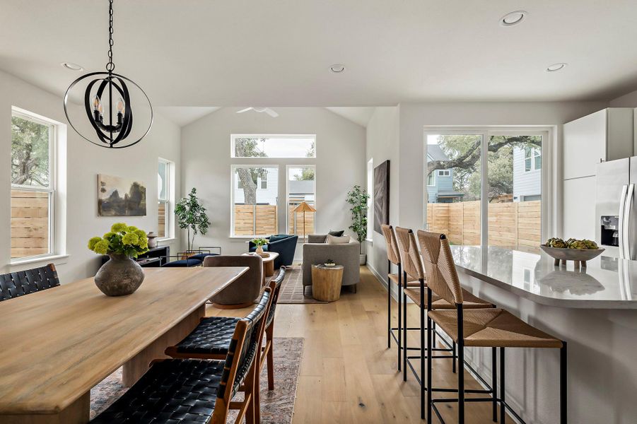 Furnished interior view inside a new home in , Austin (Image 7).