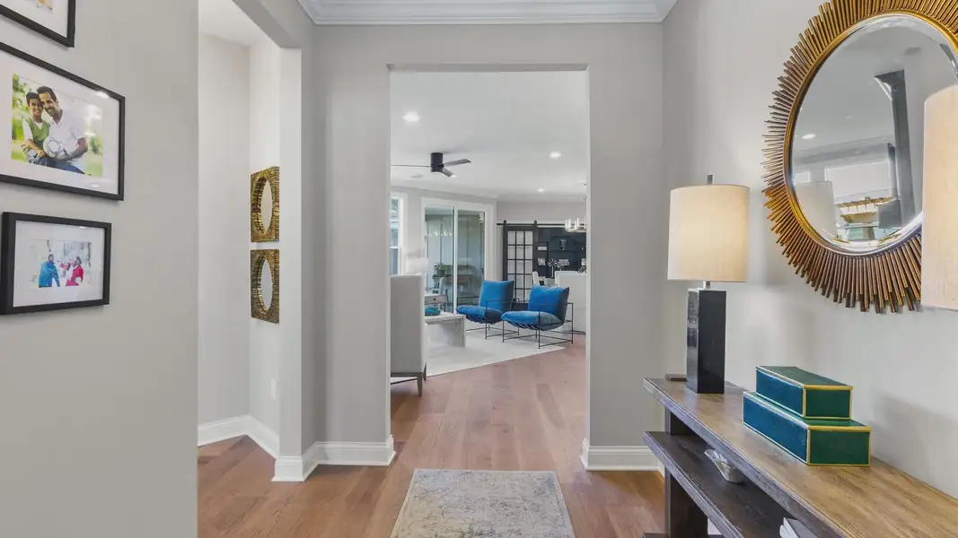 Representative furnished interior of a home built from the Promenade by Epcon Communities in Lakeside at Millican Reserve, College Station (Image 8).
