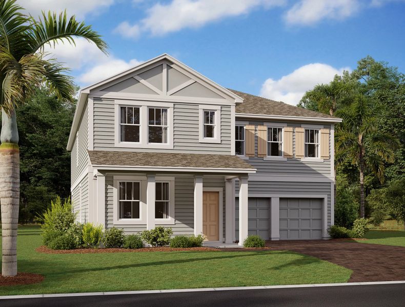 Representative exterior photo of a completed home built from the Griffin II by Ashton Woods in Trailside, Mount Dora, FL (Image 11).