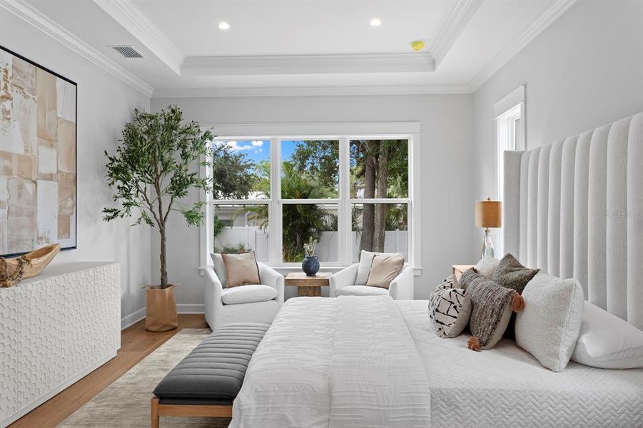 Furnished interior view inside a new home in , Tampa (Image 32).