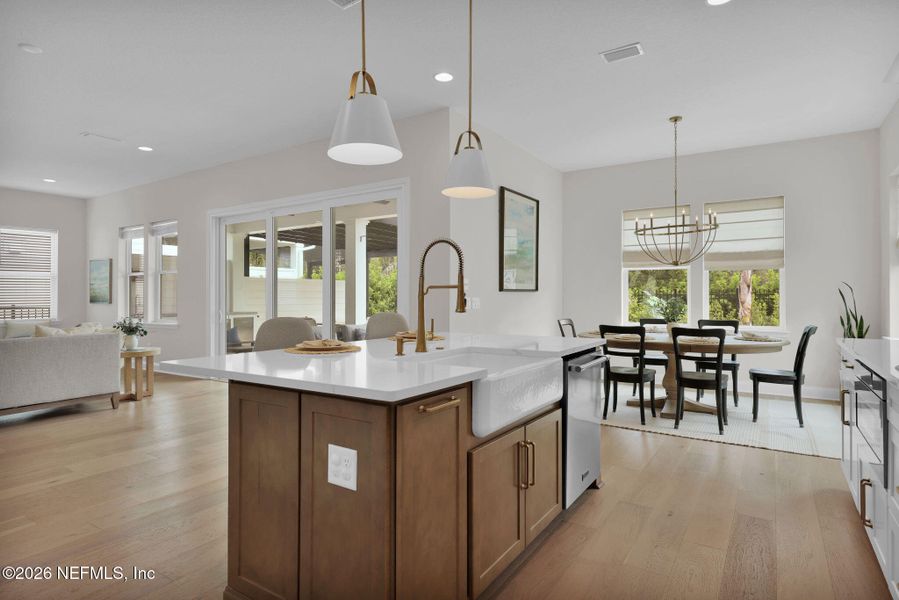 Furnished interior view inside a new home in , Ponte Vedra (Image 19).