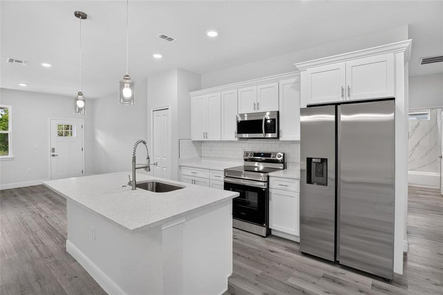 Furnished interior view inside a new home in , Citrus Springs (Image 6).