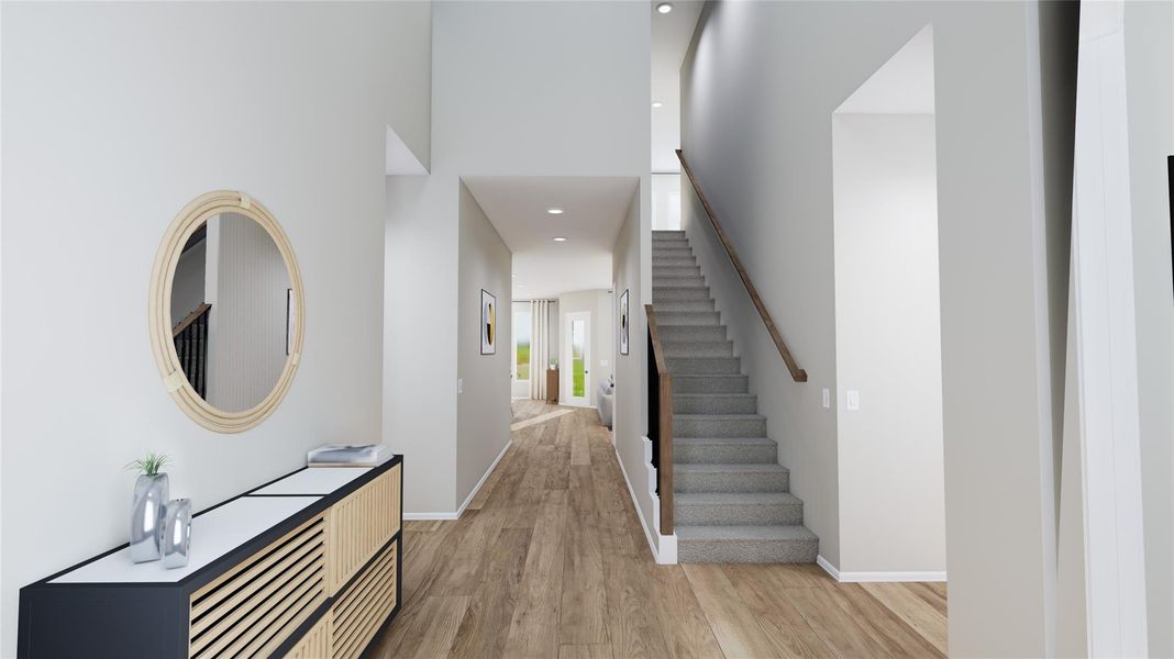 Furnished interior view inside a new home in Anniston, Katy (Image 27).
