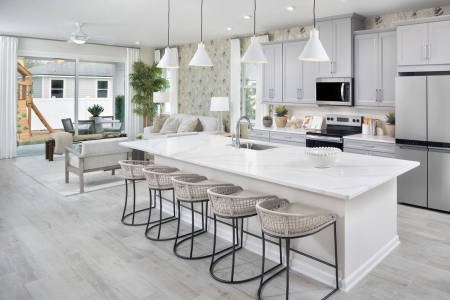Representative furnished interior of a home built from the Blair by Mattamy Homes in Sandridge Hills, Asbury Lake (Image 4).