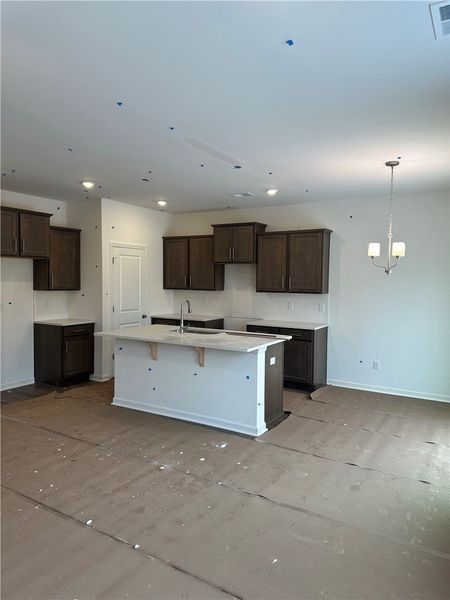 In-progress construction of a new home in Brownstone Park, Easley, SC (Image 9).