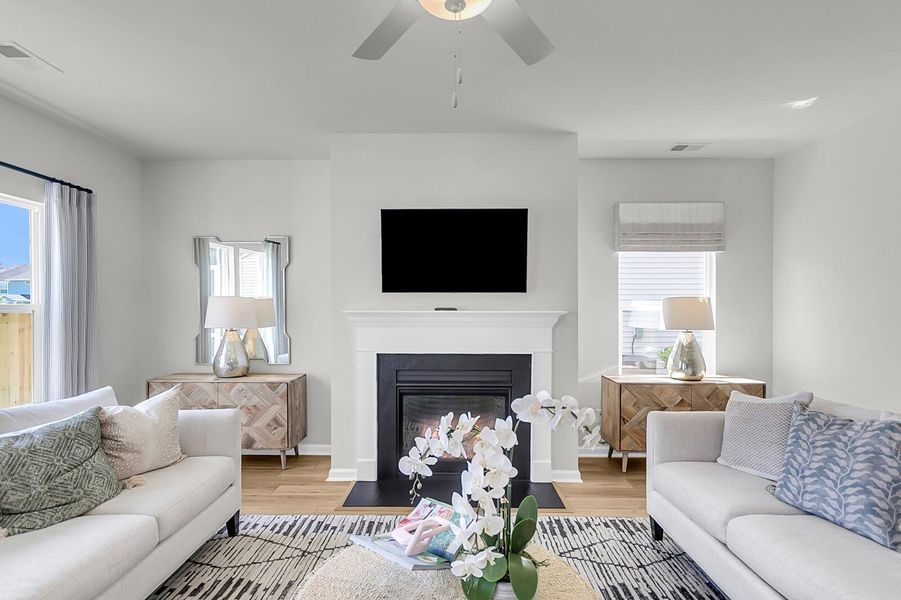 Furnished interior view inside a new home in , Summerville (Image 7).