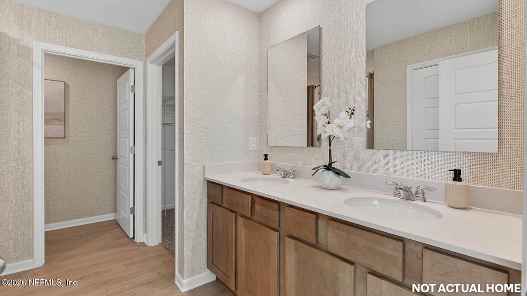Furnished interior view inside a new home in Sawmill Branch, Palm Coast (Image 14).
