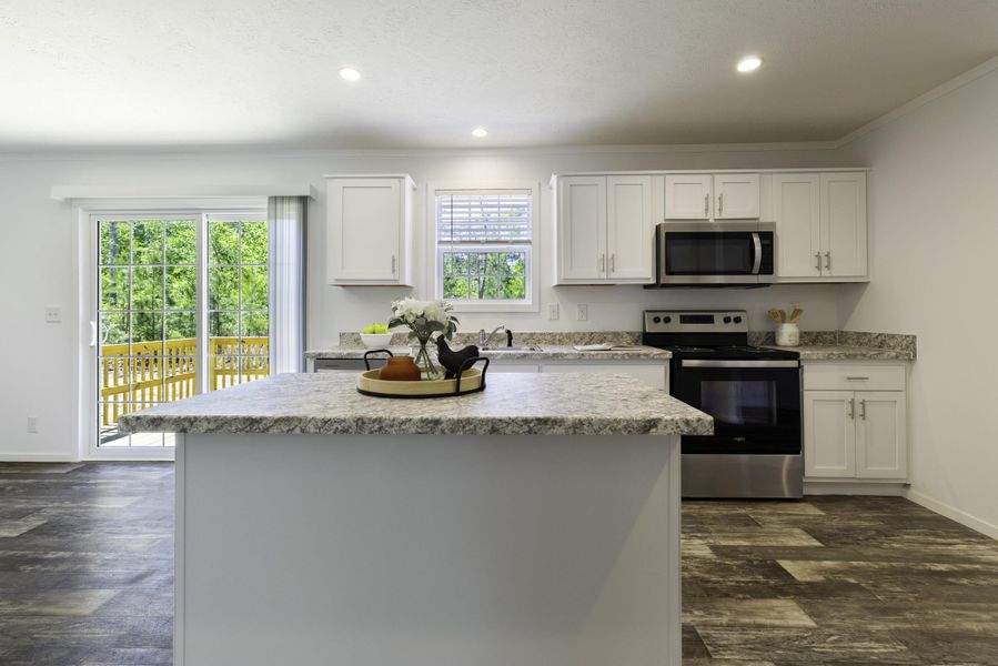 Furnished interior view inside a new home in , Cross (Image 10). Furnished interior view inside a new home in , Cross (Image 10).