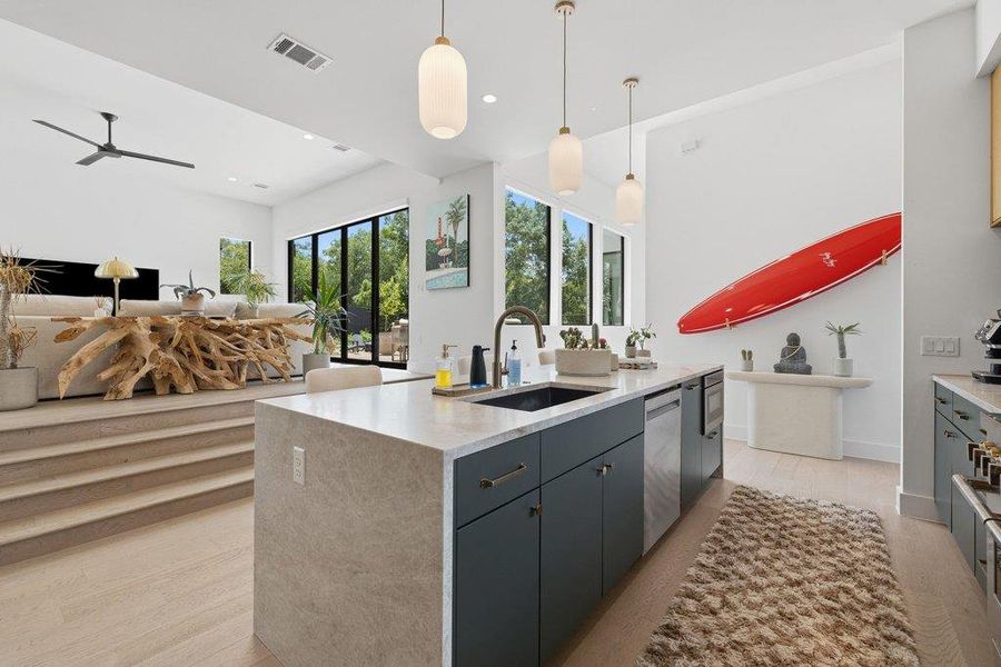 Furnished interior view inside a new home in , Austin (Image 5).
