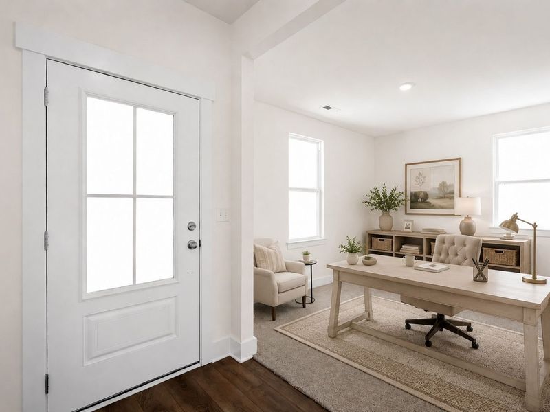 Furnished interior view inside a new home in Woods Crossing, Gallatin (Image 3).