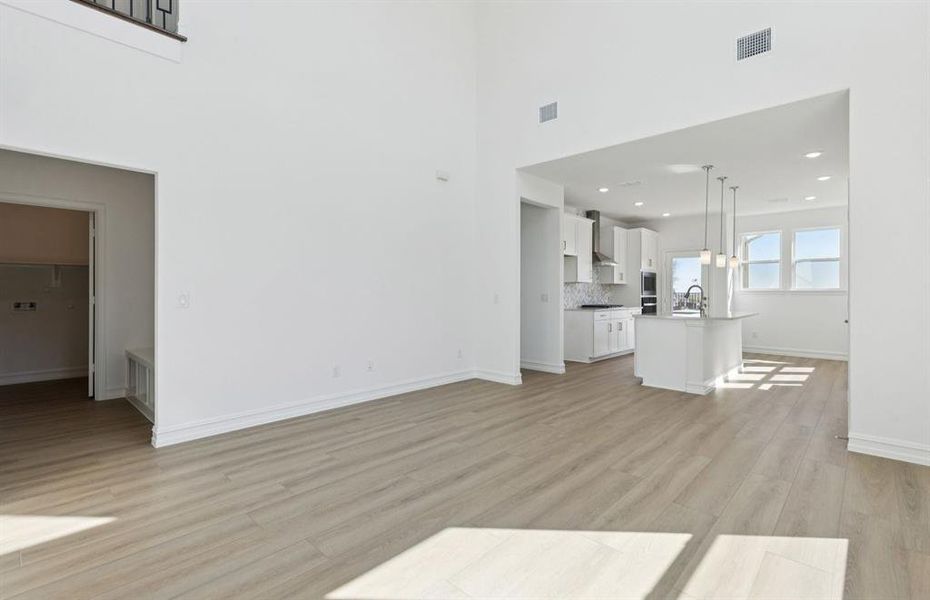 Gathering room with view of main living areas Gathering room with view of main living areas